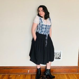 Austrian Dirndl with detachable apron.